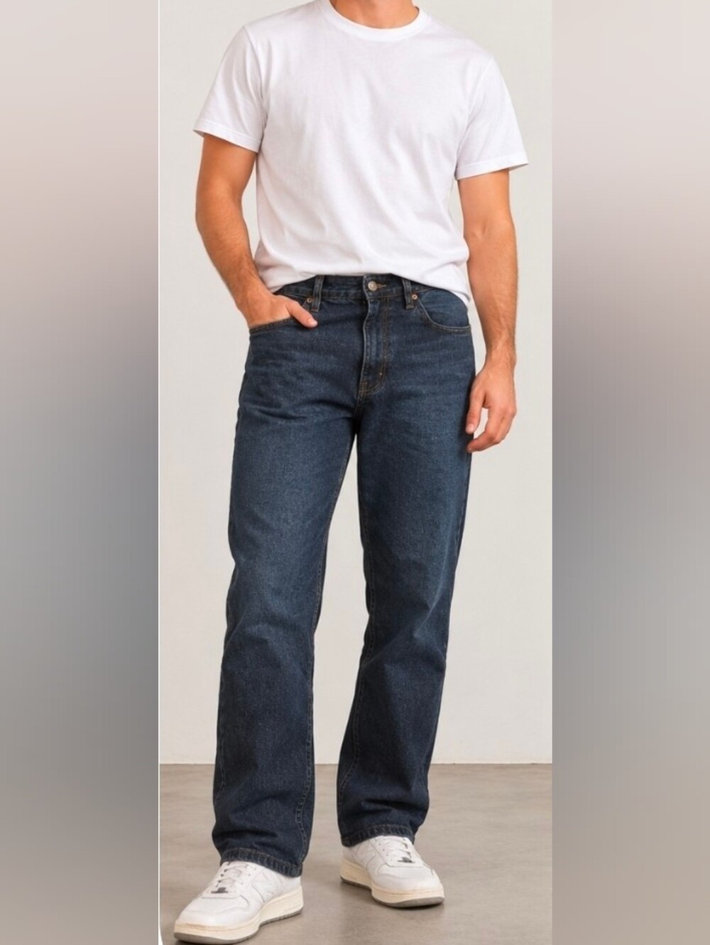 Urban Star Men's Dark Wash Straight Leg Jeans Size 40x30 Classic Denim
